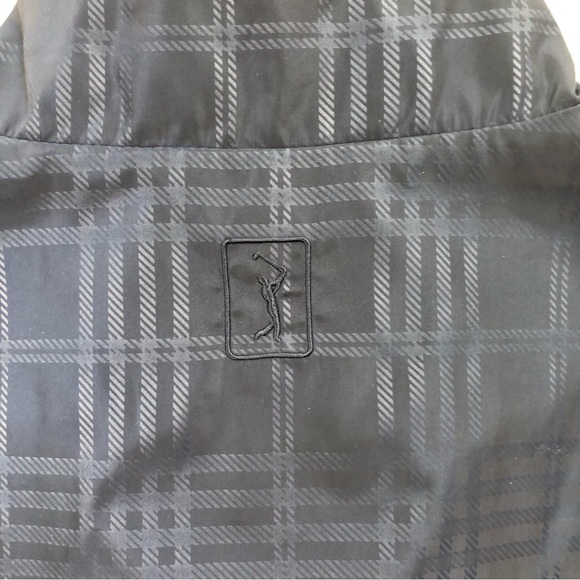 Men’s Navy Plaid PGA Tour Windbreaker | Size XL - Picture 5 of 6